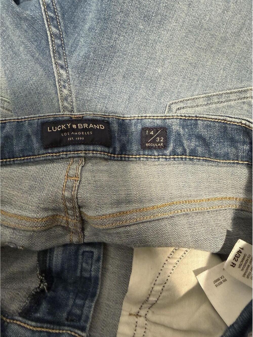 Womens Lucky Brand Jeans Size 14/32 Light Blue - Picture 3 of 6